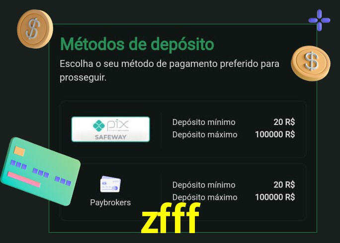 O cassino zfff oferece uma grande variedade de métodos de pagamento
